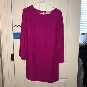 Amanda Uprichard long sleeve pink dress